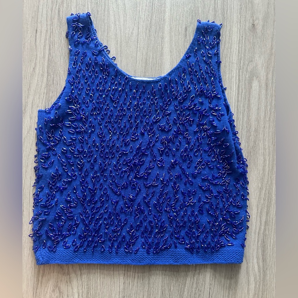 Sparkly Wool Sweater Vest